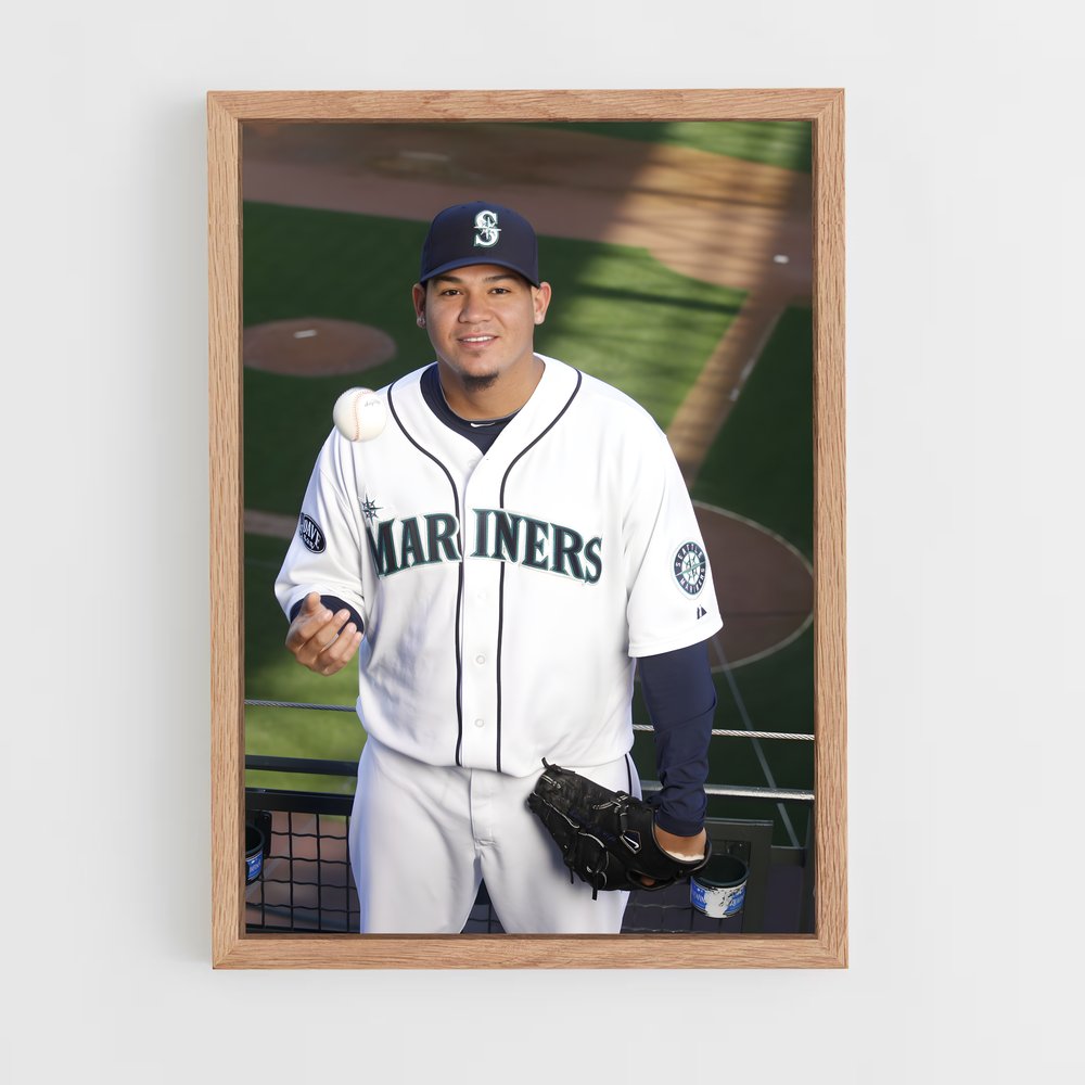 Poster Felix home – affiche Baseball (vue 4)
